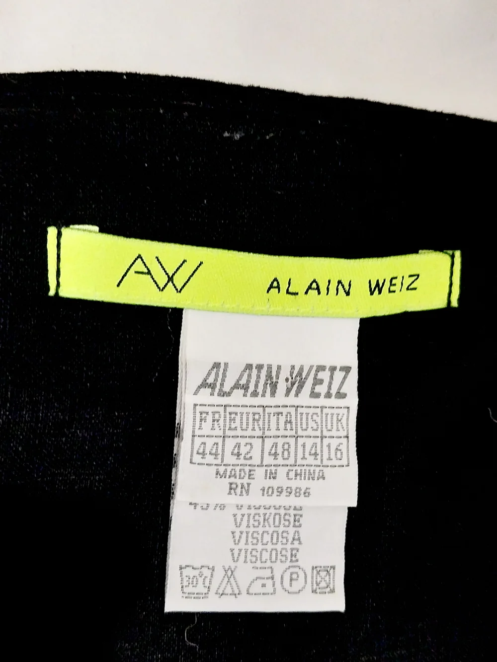 🔵BOGO FREE🔵Alain Weiz  Dress Floral Statement Linen Blend Sz 14 - Picture 8 of 8